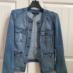 White House Black Market Jean Jacket size 4